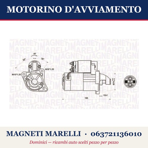 Motorino avviamento magneti - motorino, d'avviamento