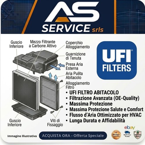 Filtro ufi 5412900 mazda 626 - filtro,