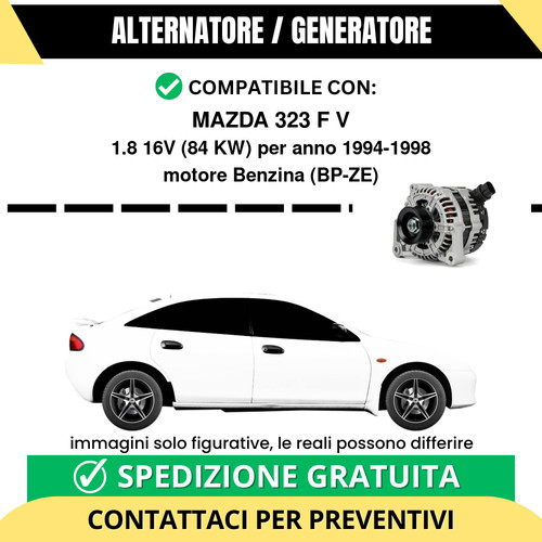 Alternatore mazda 323 1 - 323, f