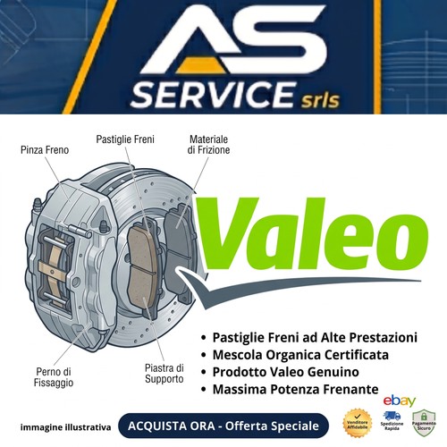 Kit pastiglie freno valeo - pastiglie,