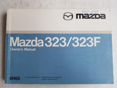 Mazda 323 323f manuale - mazda, 323/323f