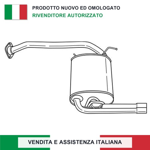 Silenziatore posteriore - silenziatore,
